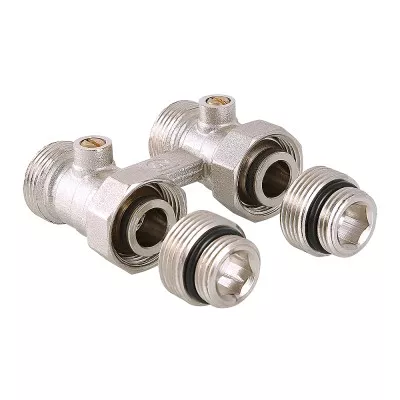 Узел для нижнего подключения радиатора (комплект) VALTEC  по лучшей цене с доставкой - интернет-магазин Прогрессивные решения