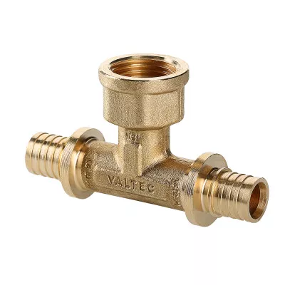 Фитинг аксиальный универсальный – тройник надвижной с переходом на внутреннюю резьбу