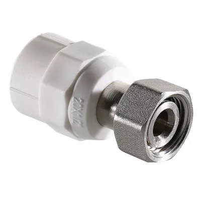 Фитинг полипропиленовый с накидной гайкой для перехода на «конус»