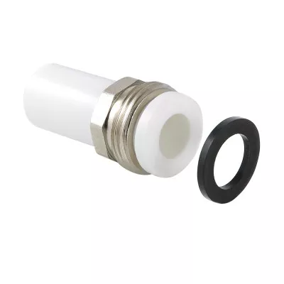 Фитинг полипропиленовый – патрубок под накидную гайку