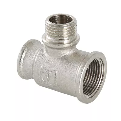 Купить Фитинг резьбовой – тройник переходной с переходом на наружную резьбу VALTEC по лучшей цене с доставкой - интернет-магазин Прогрессивные решения